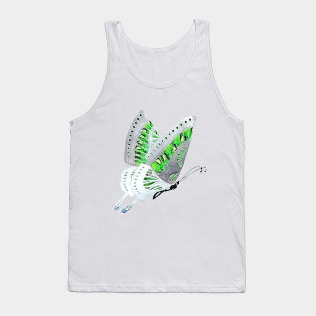 Agender Butterfly Tank Top by AjDreamCraft